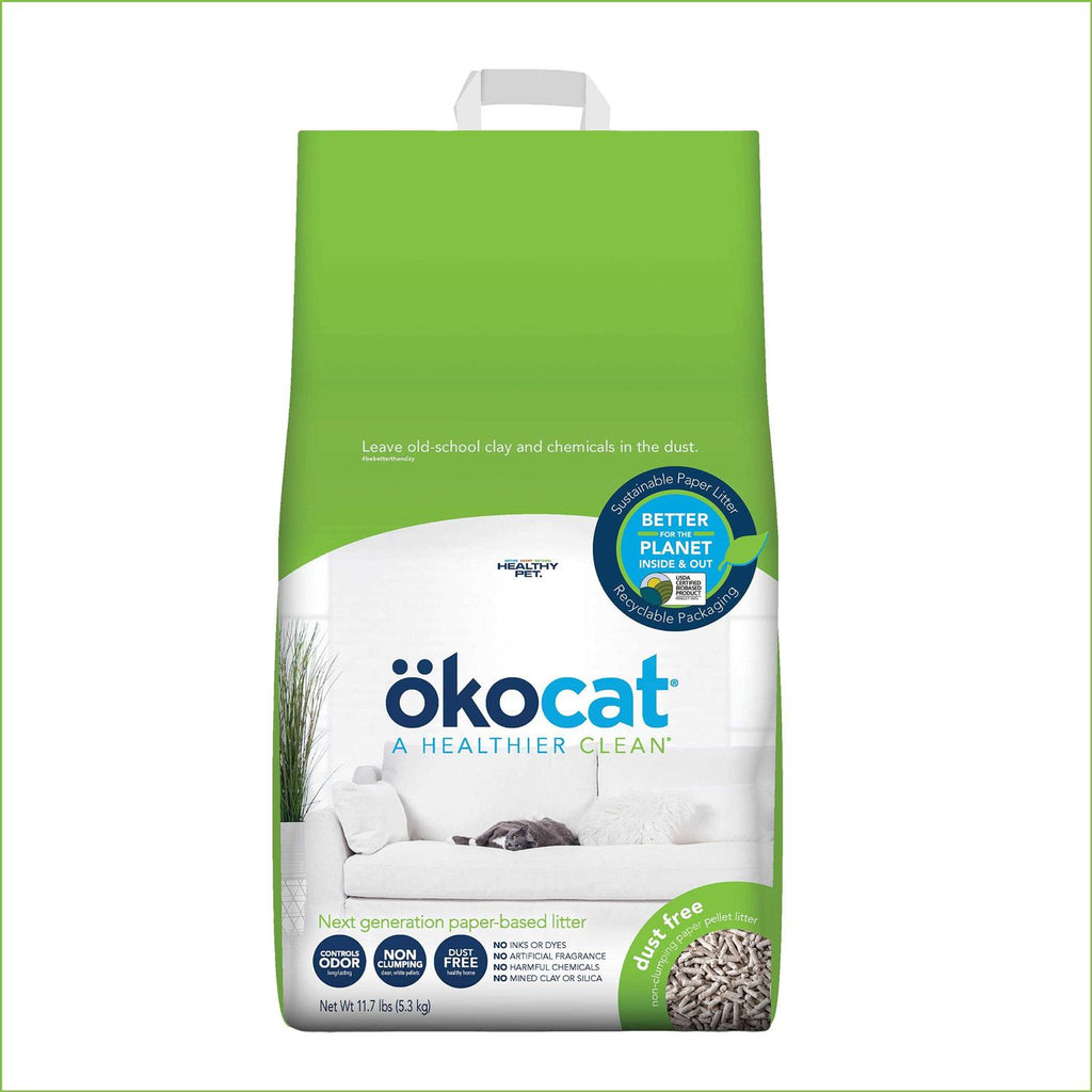 Paper Pellet Cat Litter Non-Clumping Dust Free q7