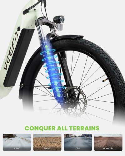 Electric Bike for Adults 27.5” 750W Peak Motor 80 Miles Range k7