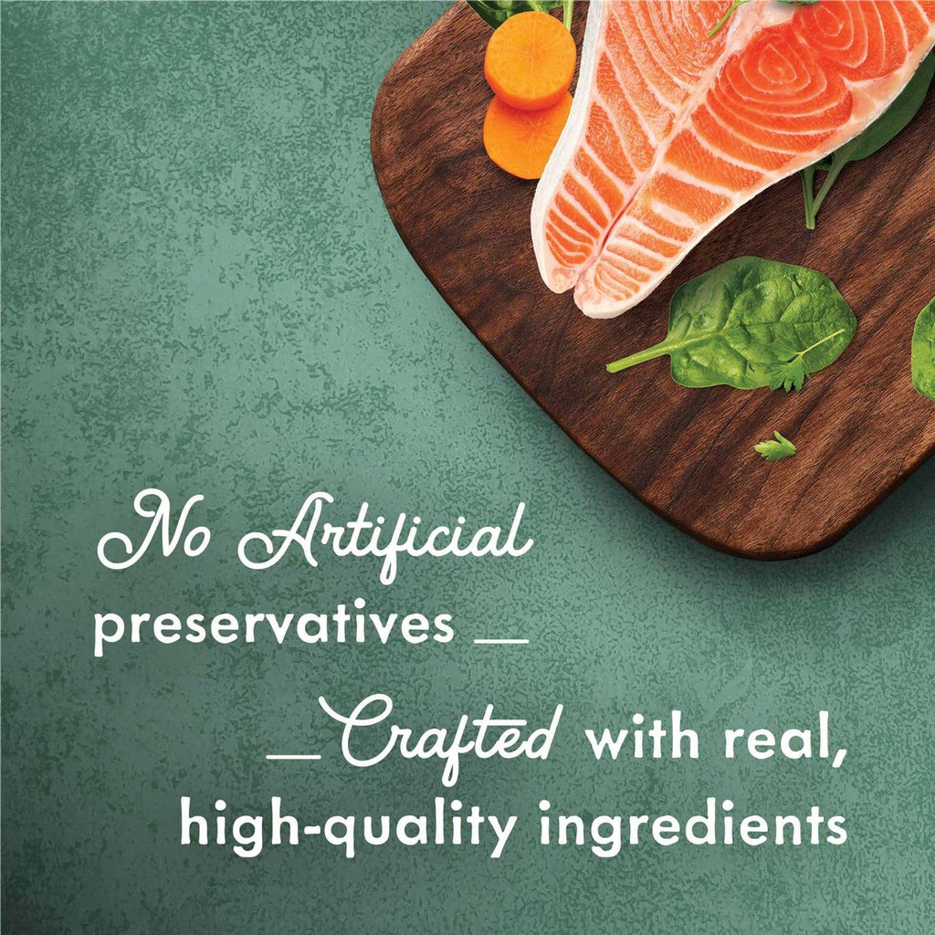 Wet Cat Food Salmon Recipe with Garden Veggies in Sauce k7m