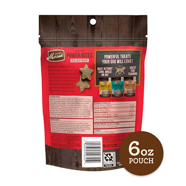 Beef Power Bites Dog Treats k7