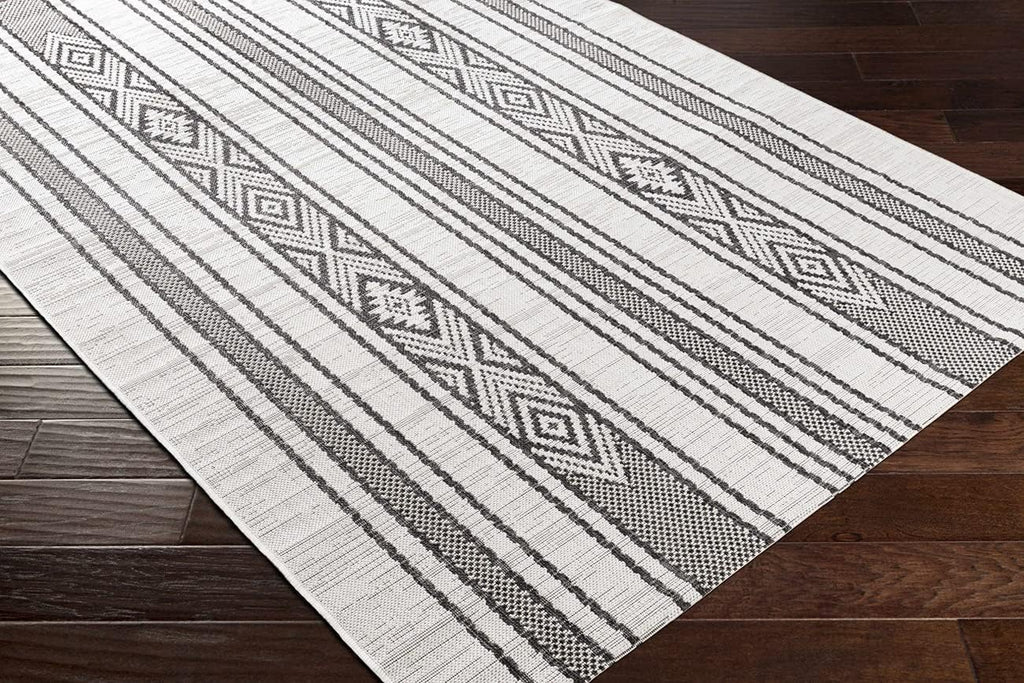 Outdoor Area Rug 5x7 Non Shedding Patio Carpet k7