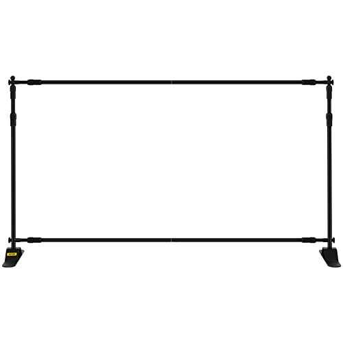Backdrop Banner Stand 8 x 8 Ft Adjustable Height with Carrying Bag k7
