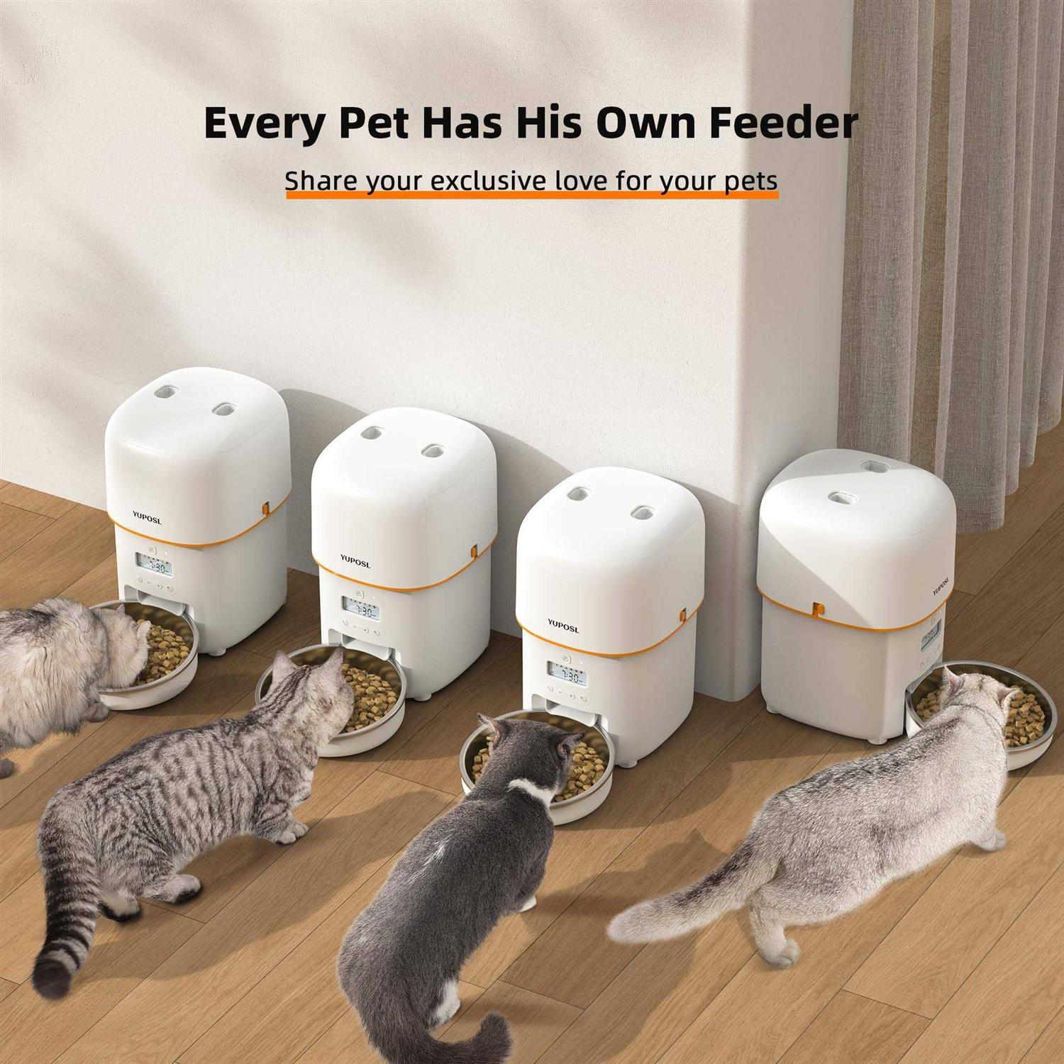 Automatic Cat Feeder 68oz Food Dispenser a7k