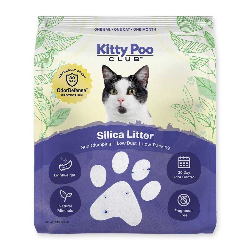 Cat Litter Box with Silica Litter k7