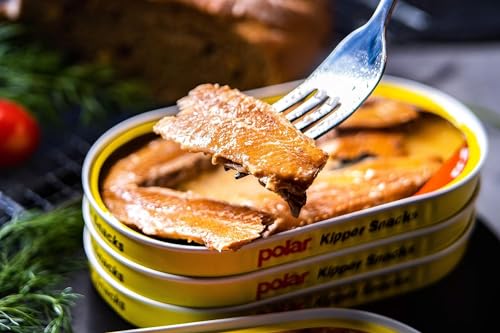Smoked Herring Kipper Snacks 3.53 oz Pack of 12 A7k