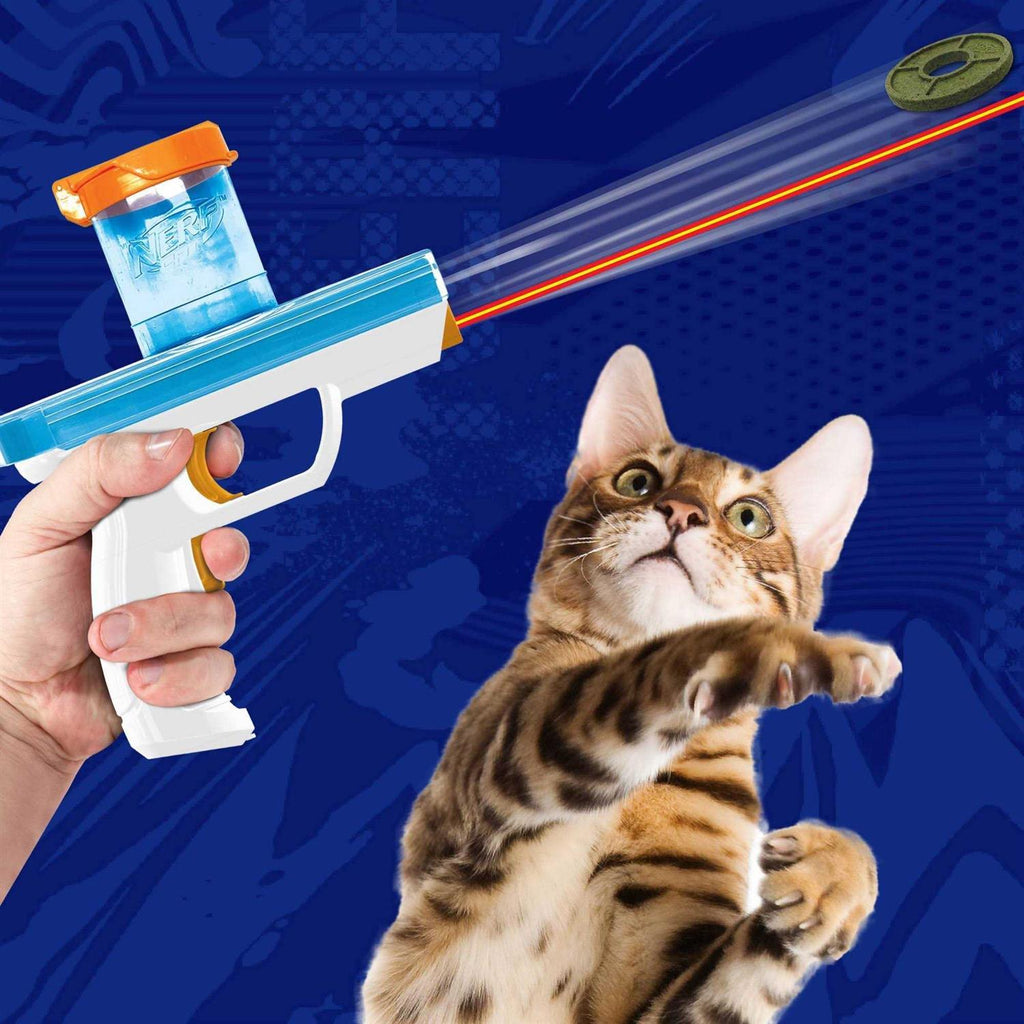 Catnip Disc Blaster Cat Toy k7m