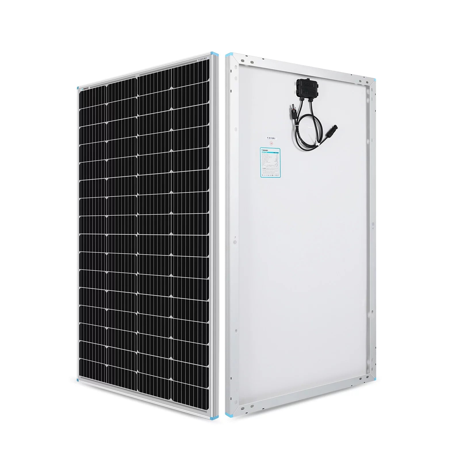 Renogy Solar Panel 175 Watt 12 Volt, High-Efficiency Monocrystalline PV Module Power Charger for RV Marine Rooftop Farm Battery and Other Off-Grid Applications