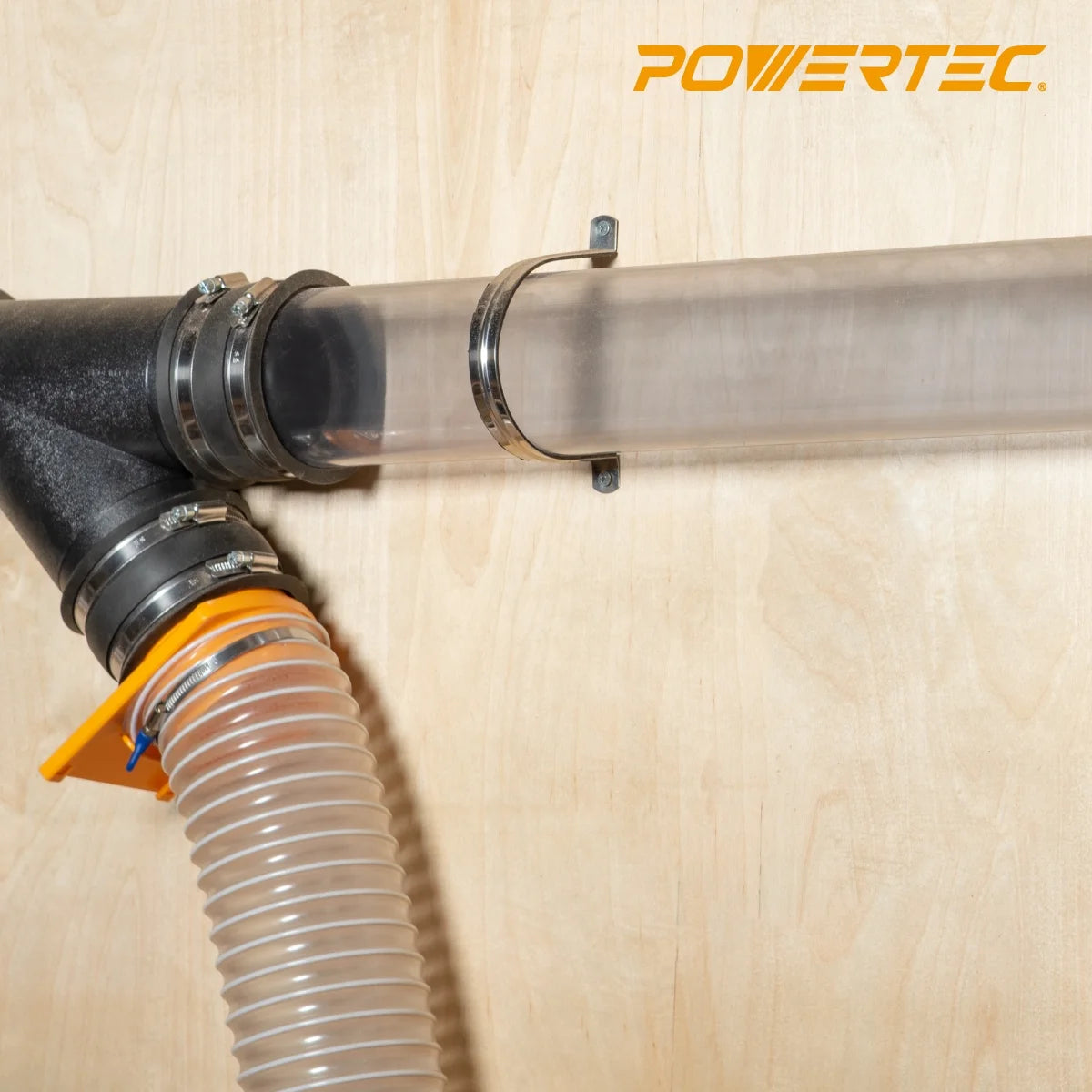 Clear PVC Dust Collection Pipe 4x36 Inch k7