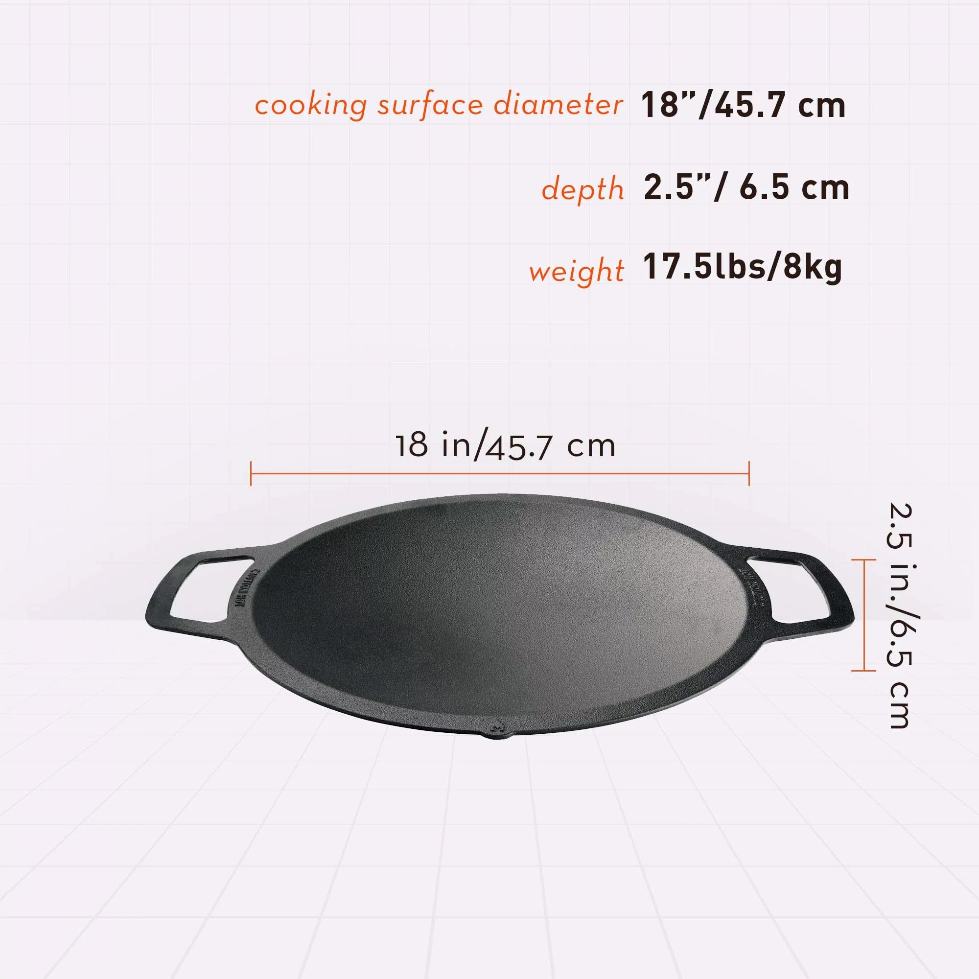 Large Cast Iron Wok Top for Fire Pit k7p