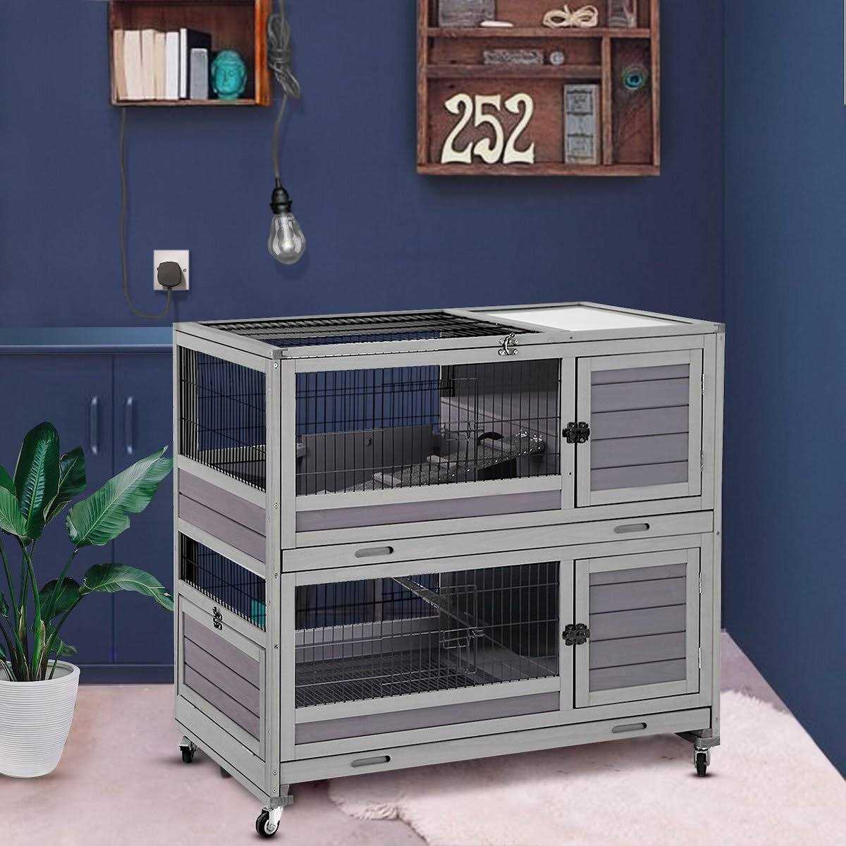 Rabbit Hutch Outdoor Bunny Cage k7m