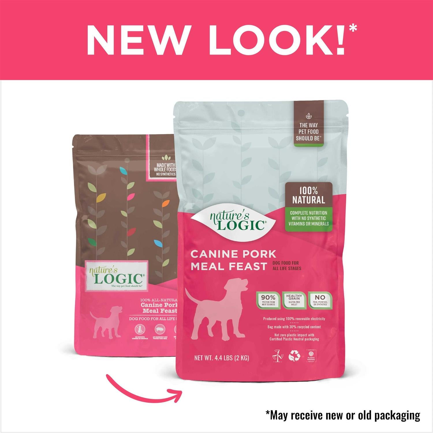 Dry Dog Food Pork Meal Feast k7