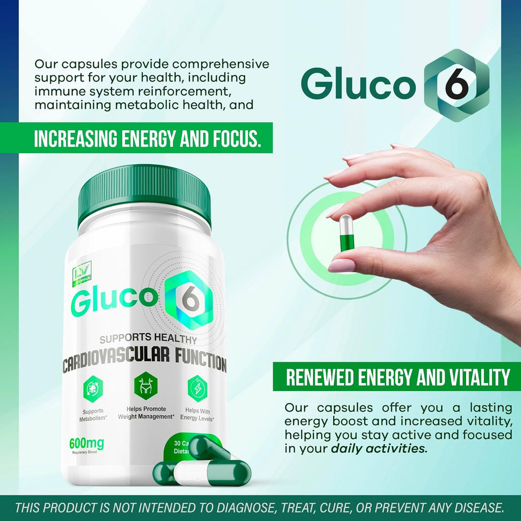 Gluco 6 Capsules 3 Month Supply a9