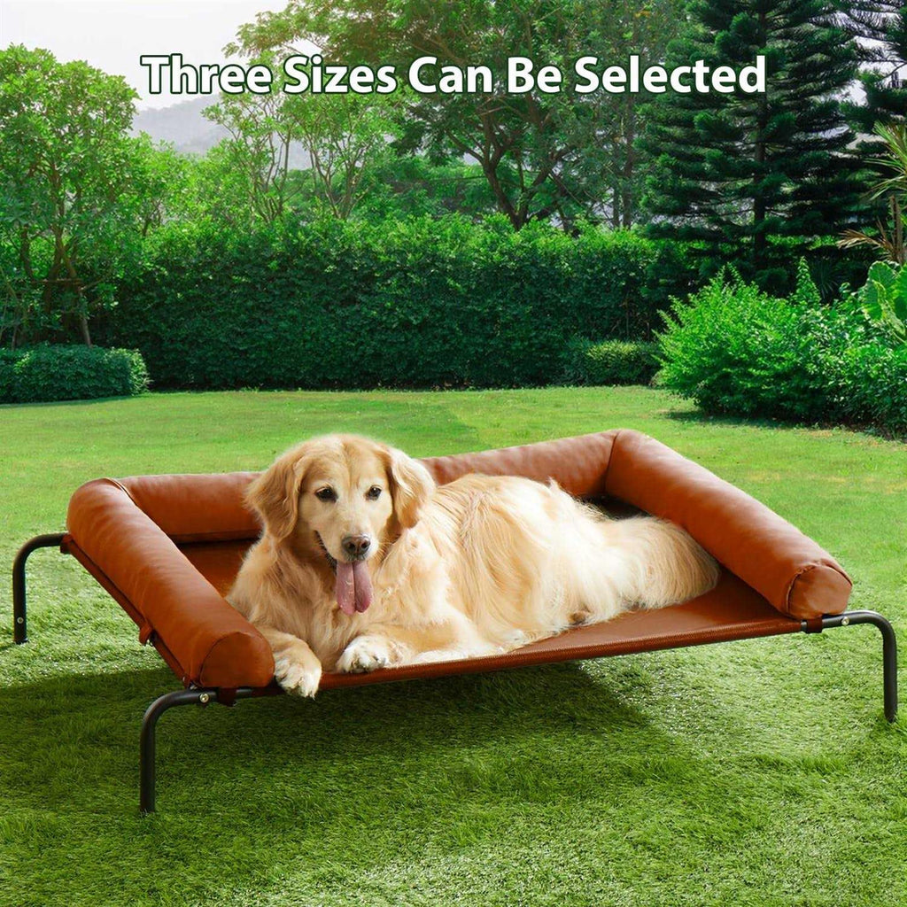 Elevated Cooling Dog Bed for Large Dogs Outdoor Portable Pet Cot k7m