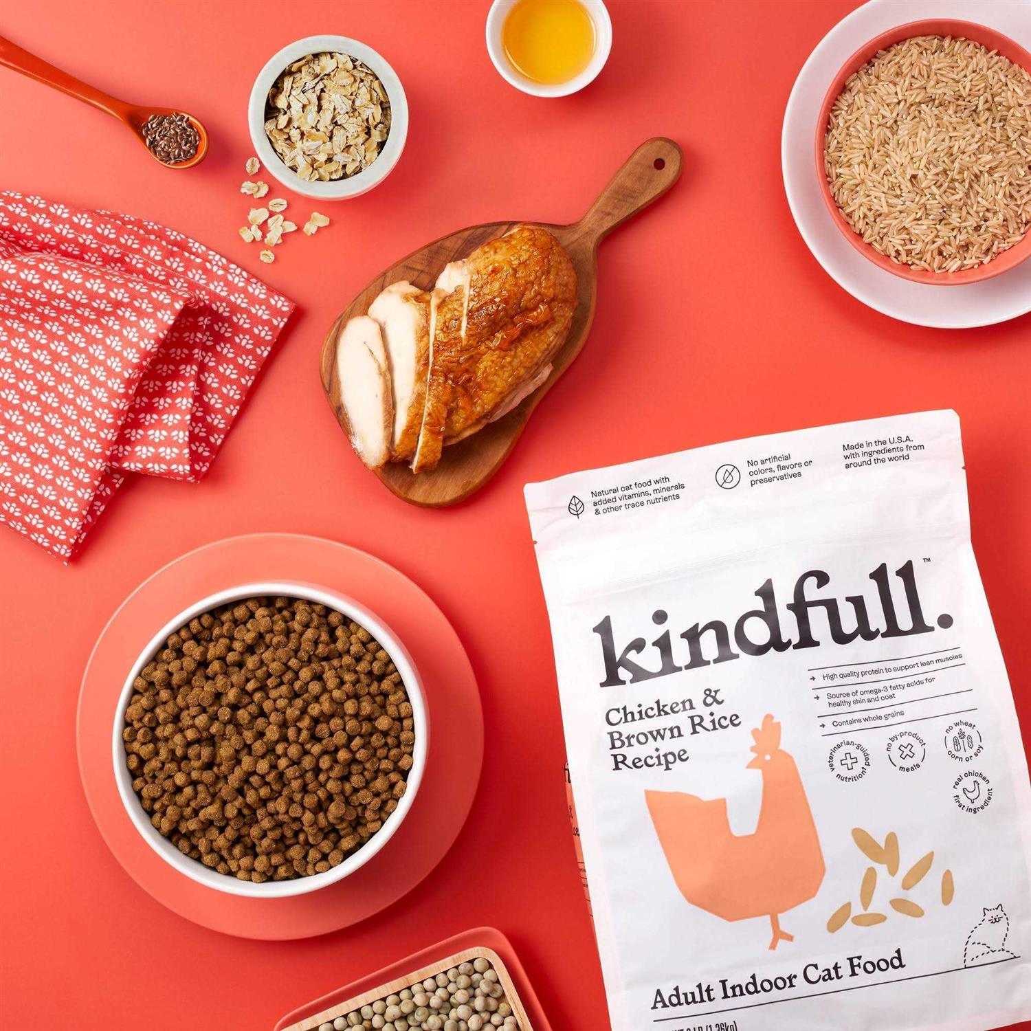 Chicken and Brown Rice Dry Cat Food a7