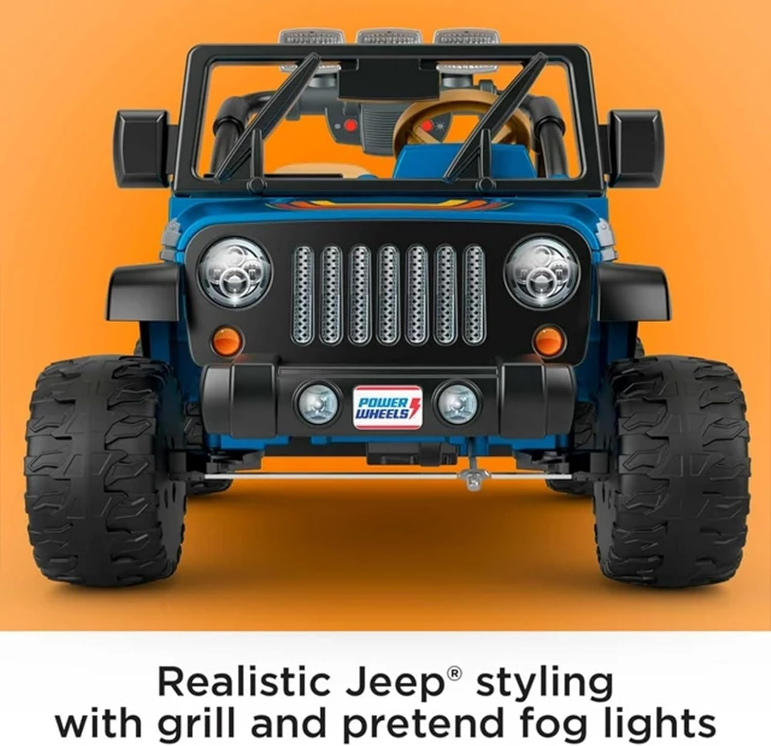 Battery Operated Ride On Jeep Toy Car with Lights a7k