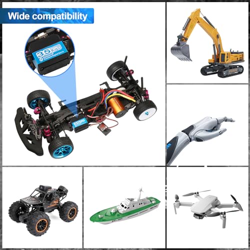 Waterproof Metal Gear Digital Servo 35KG 25T Arm 180 a7