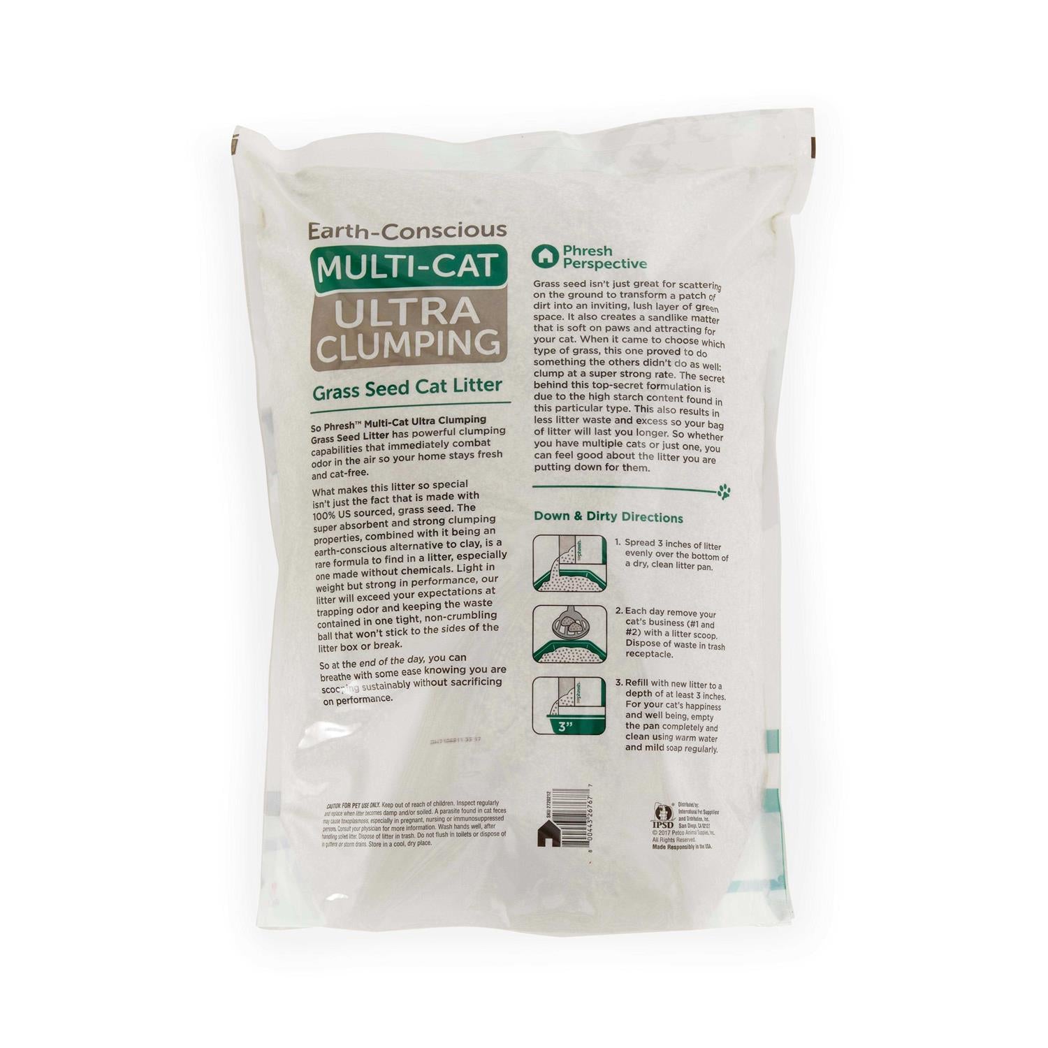 Scented Clumping Grass Seed Cat Litter k7