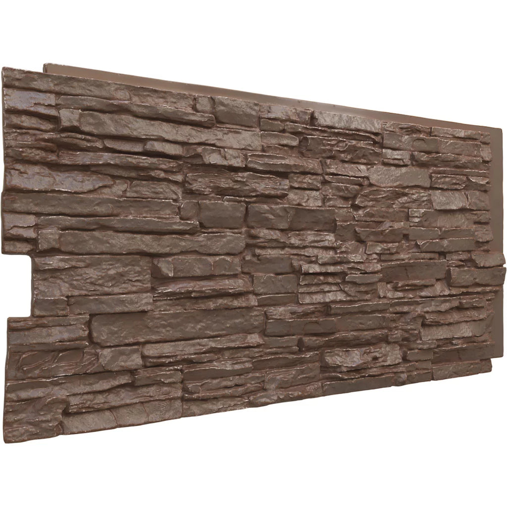 StoneWall Faux Stone Siding Panel 45 3/4in x 24 1/2in x 1 1/4in k7