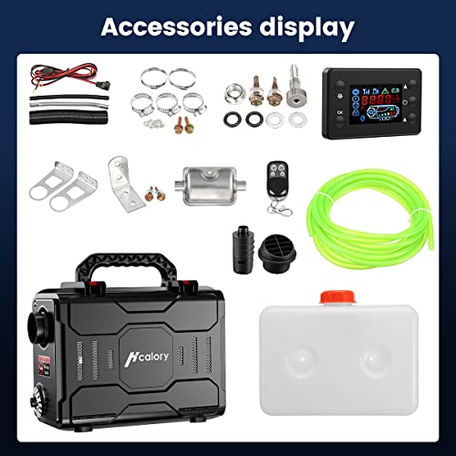 12V Portable Diesel Air Heater 5KW All-in-One with Bluetooth k7