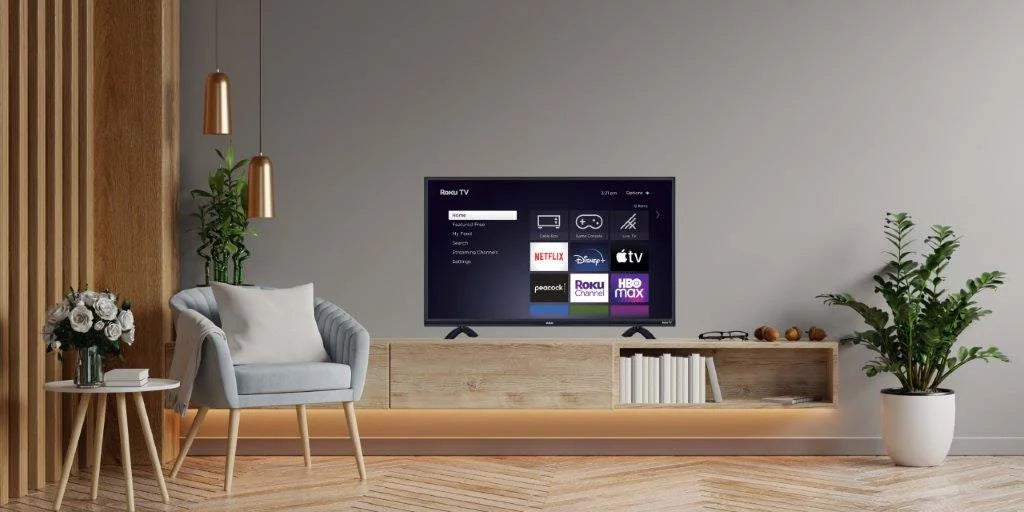 32" HD 720P Smart LED TV Black a7