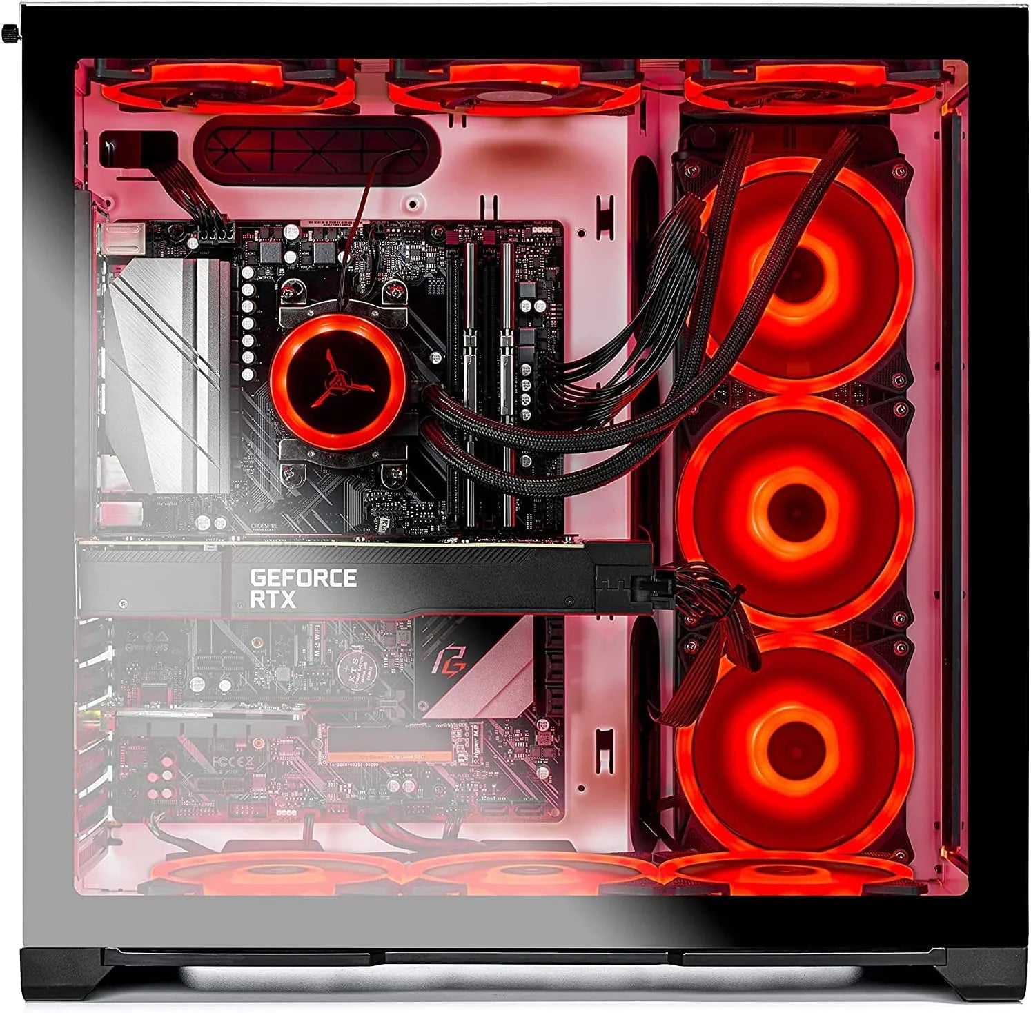 Gaming Desktop PC Ryzen 7 RTX 3080 Ti 1TB SSD 16GB RAM White k7
