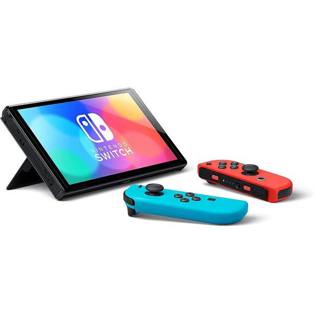 Nintendo Switch OLED 64GB Console White Joy Con a7