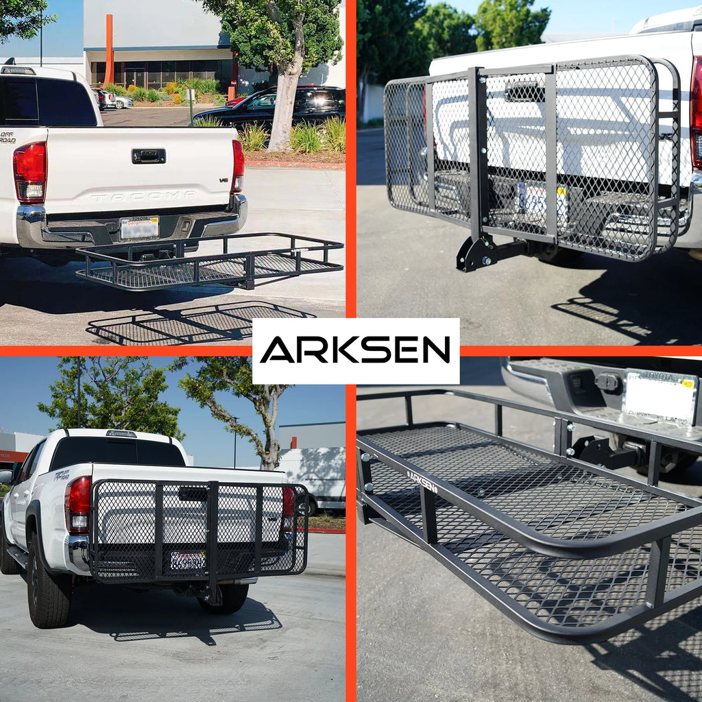 Folding Cargo Carrier Luggage Basket 2" Hitch 60" a7