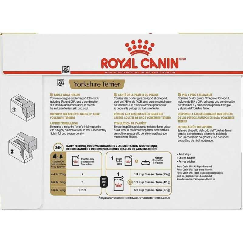 Yorkshire Terrier Adult Wet Dog Food k7m