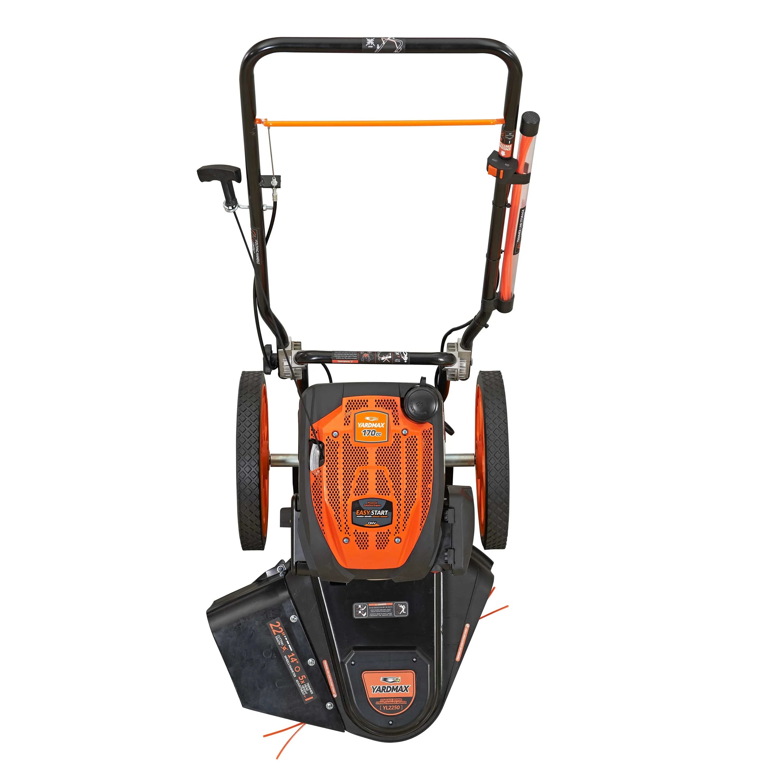 22 in. 170cc Gas Walk Behind String Trimmer Mower k7