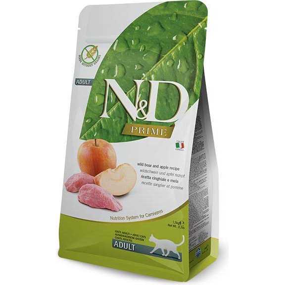 Grain Free Dry Cat Food Boar & Apple k7