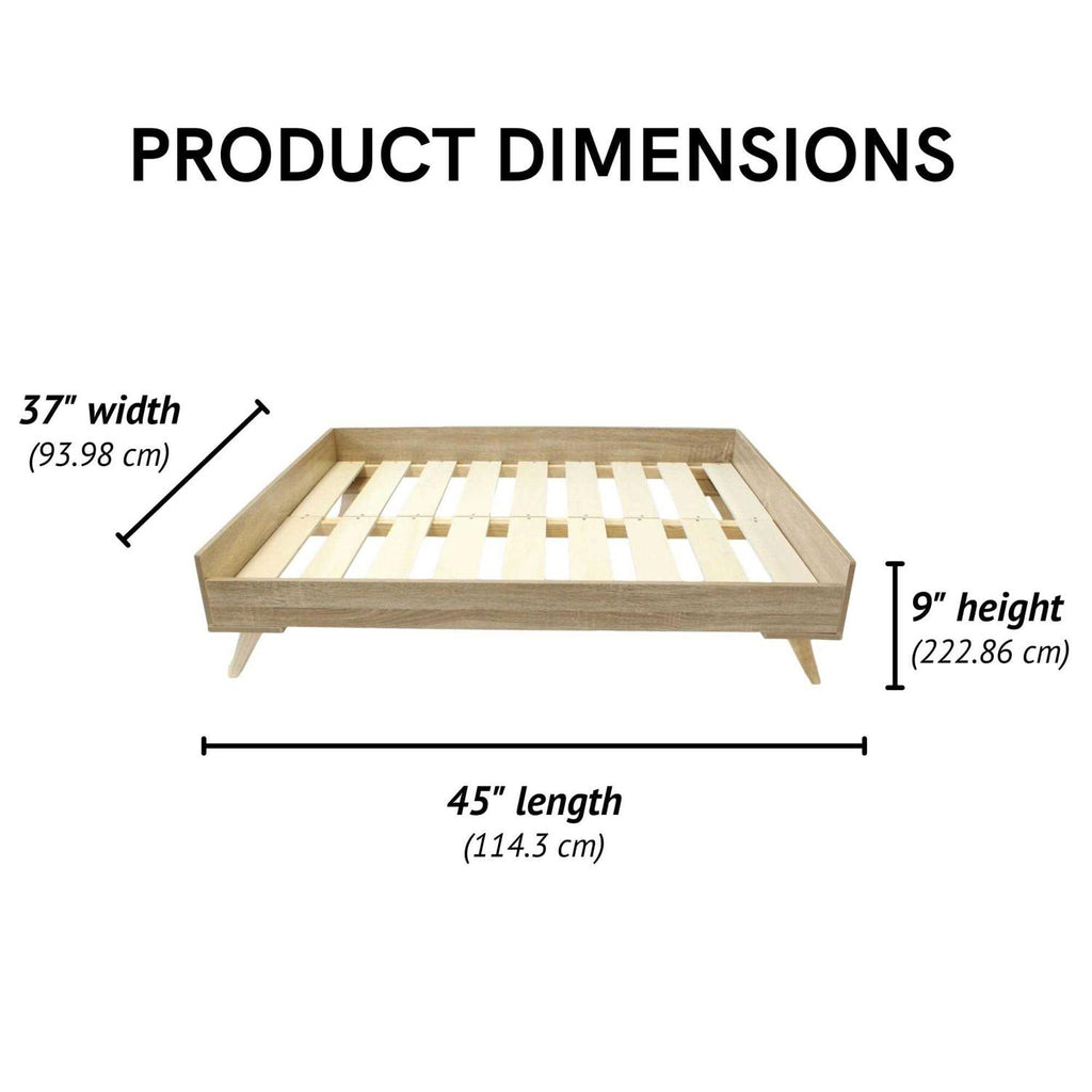 Raised Wooden Dog Bed Frame k7m