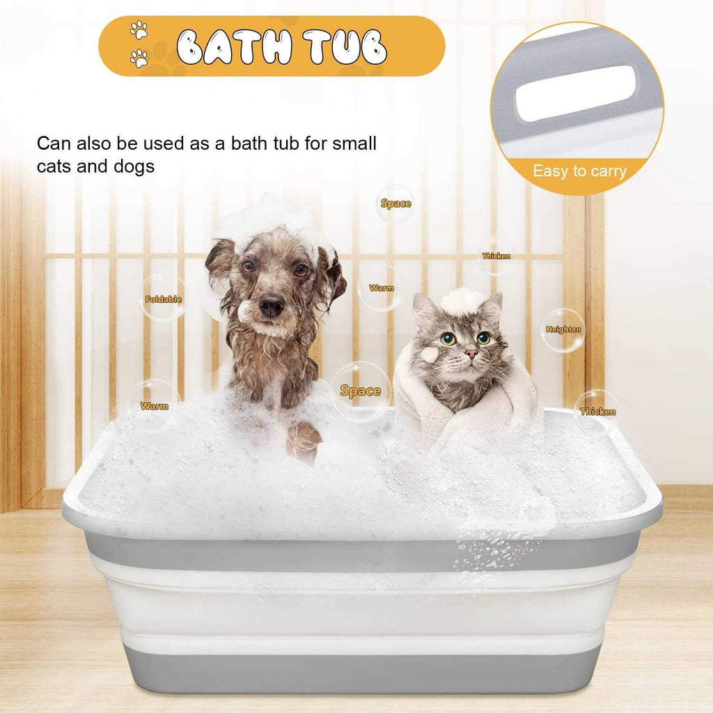Cat Litter Box Low Entry for Senior Disabled Cats k7