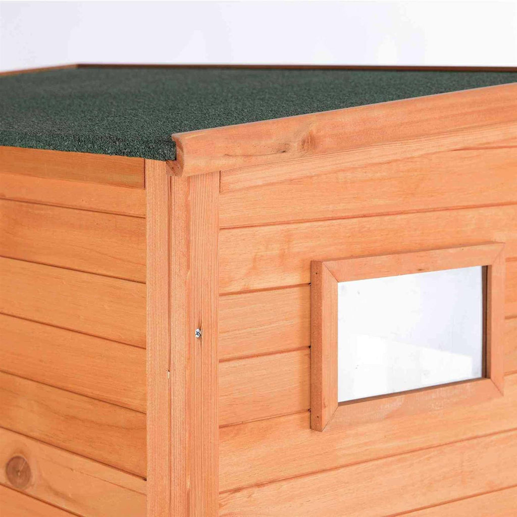 Wooden Outdoor Cat Run k7x