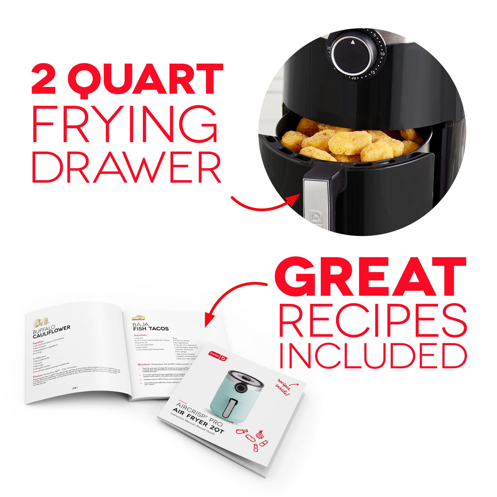 Aircrisp Pro Compact Air Fryer 2Qt. U1　1z 9l
