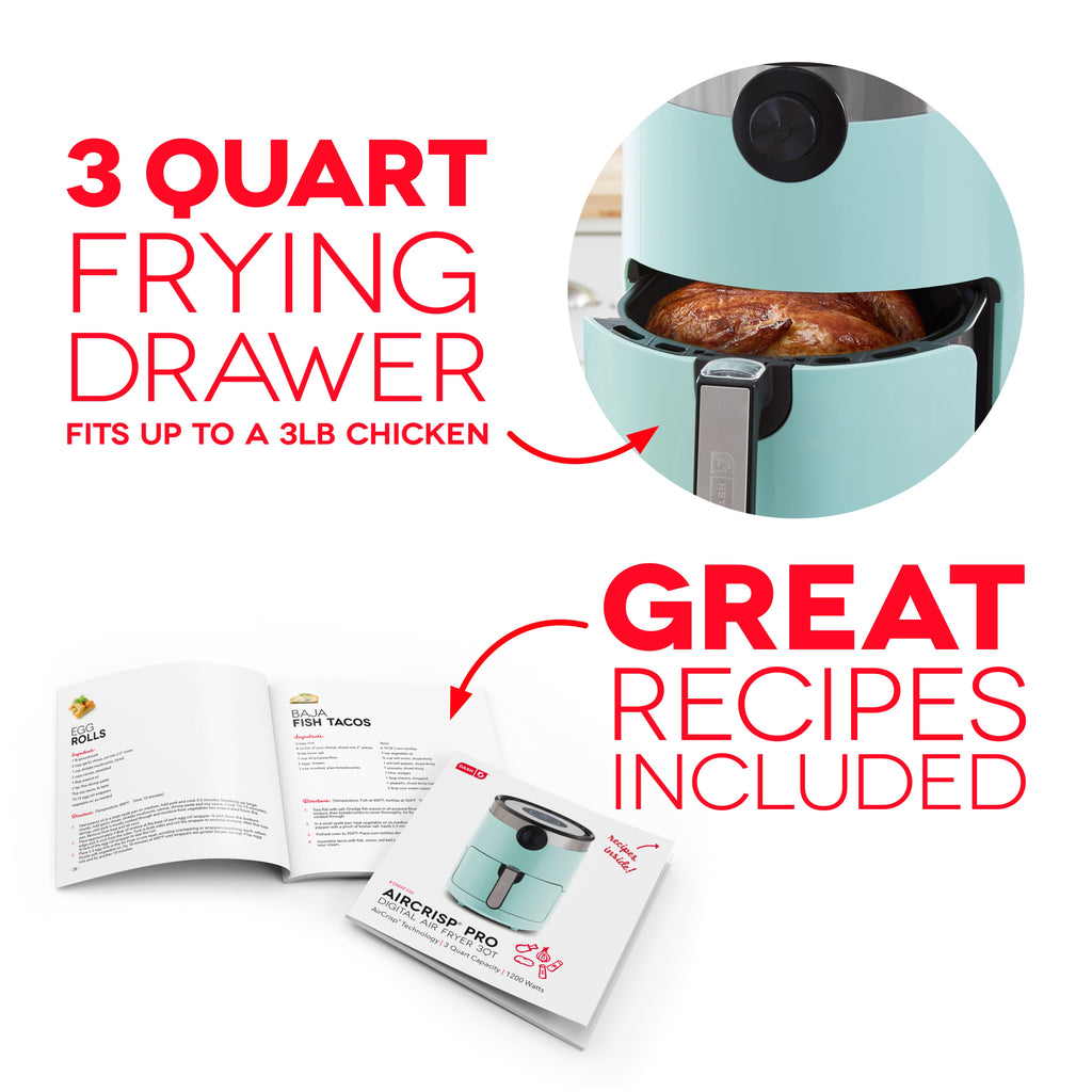 Aircrisp Pro Digital Air Fryer 3Qt. Y6　z2 jk