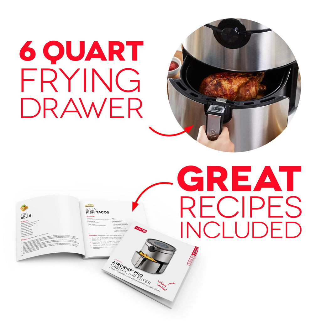 Aircrisp Pro Digital Air Fryer 6Qt. B8　xr kD