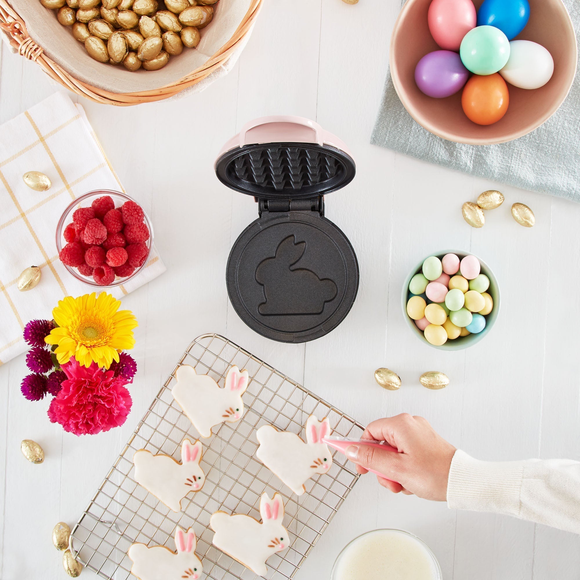 Bunny Mini Waffle Maker G8　2h cK