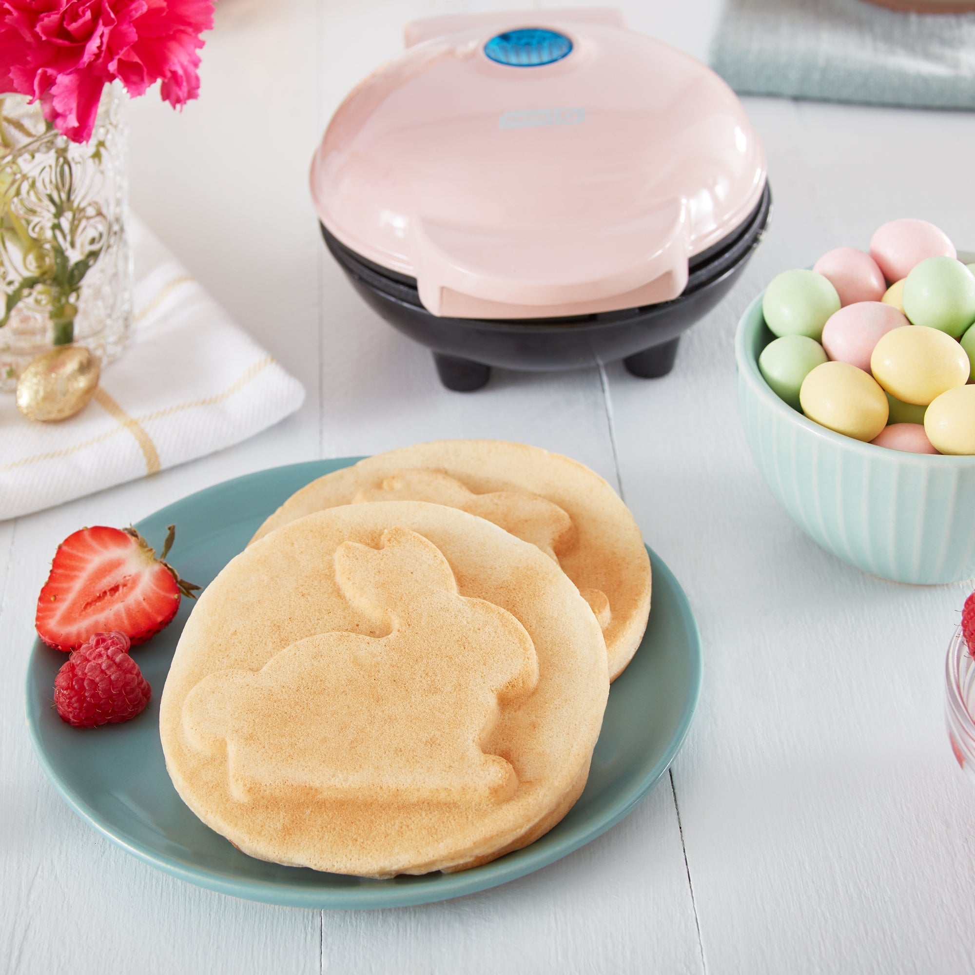 Bunny Mini Waffle Maker G8　2h cK