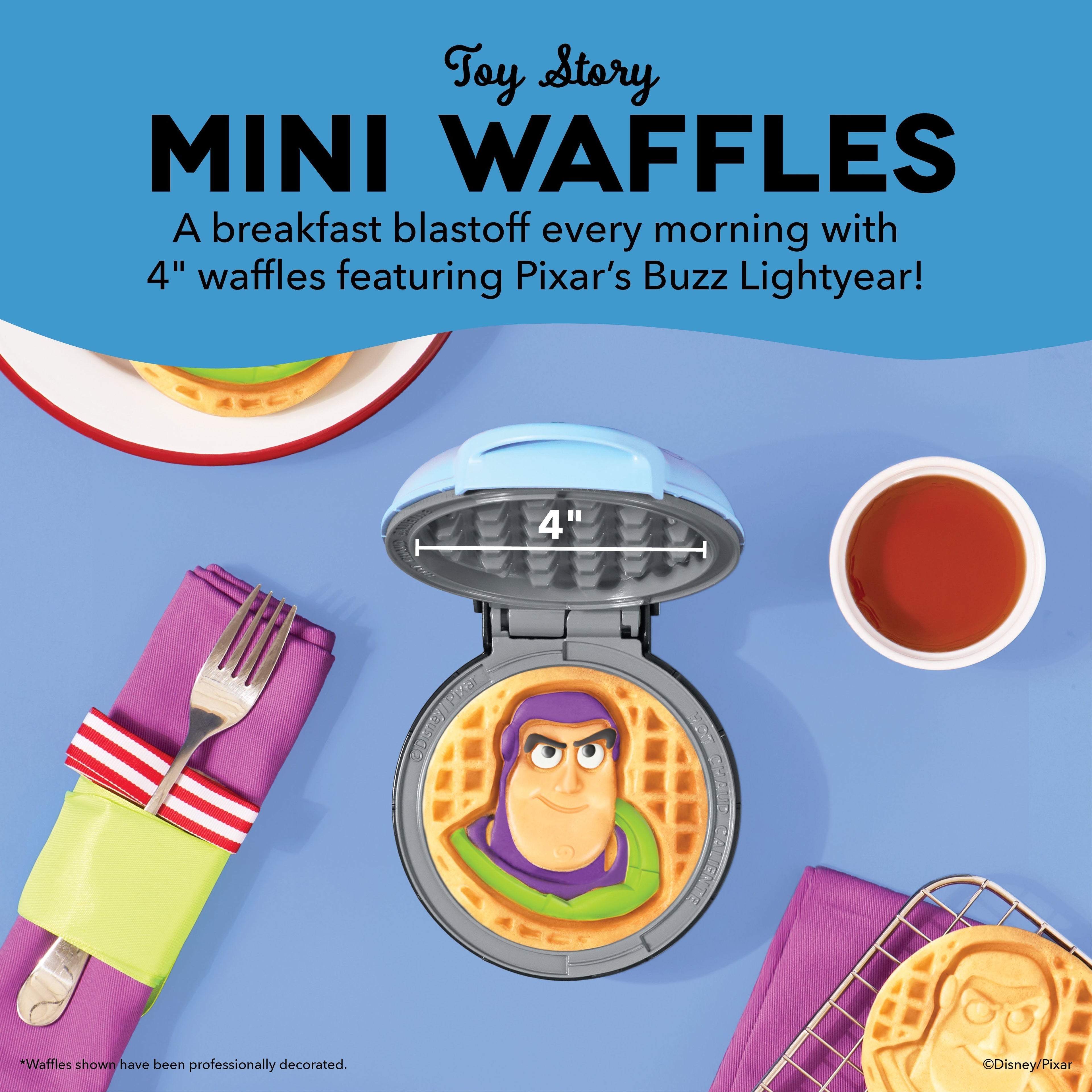 Buzz Lightyear Mini Waffle Maker Q4　gN 8P