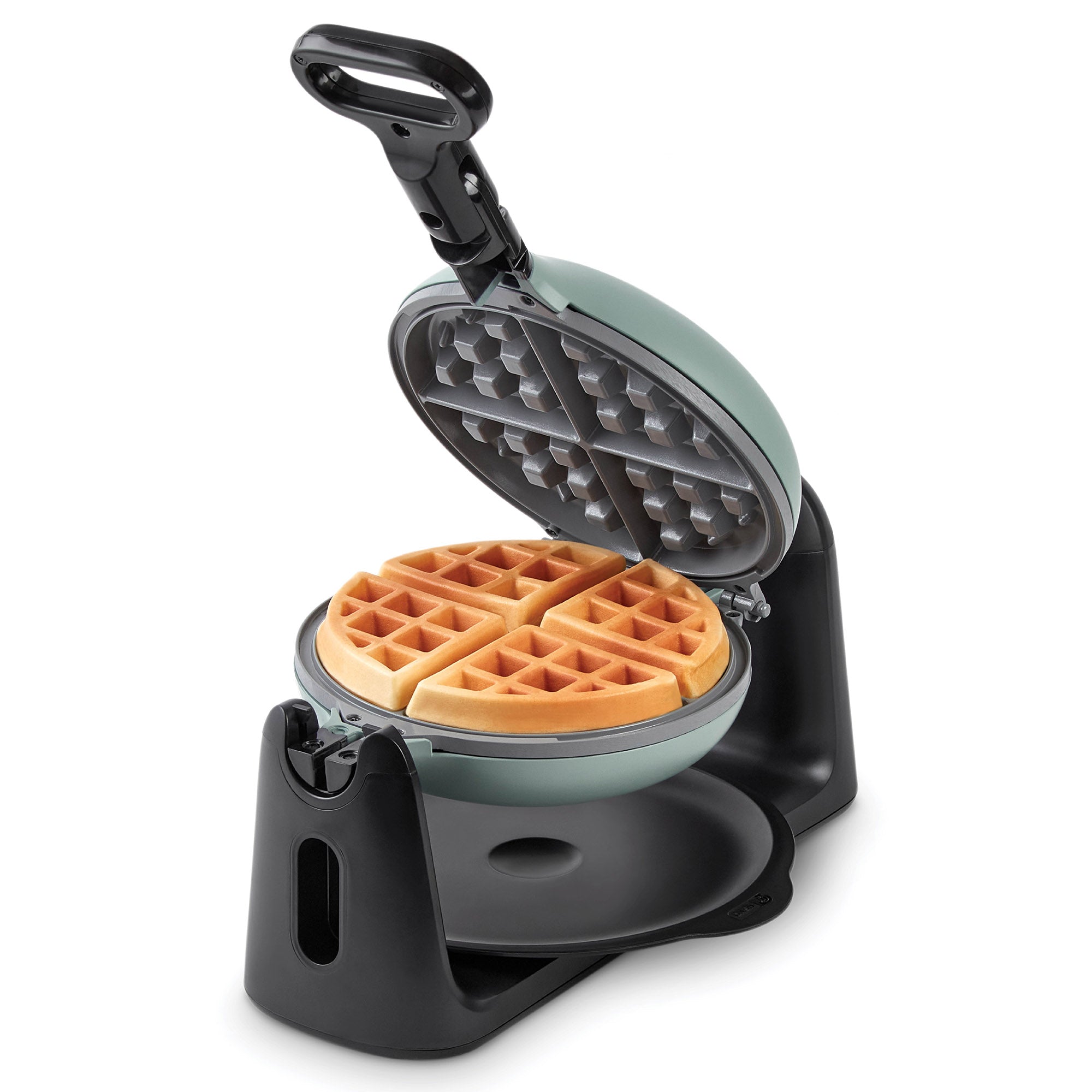 Ceramic Nonstick Flip Belgian Waffle Maker B6　f2 Bi