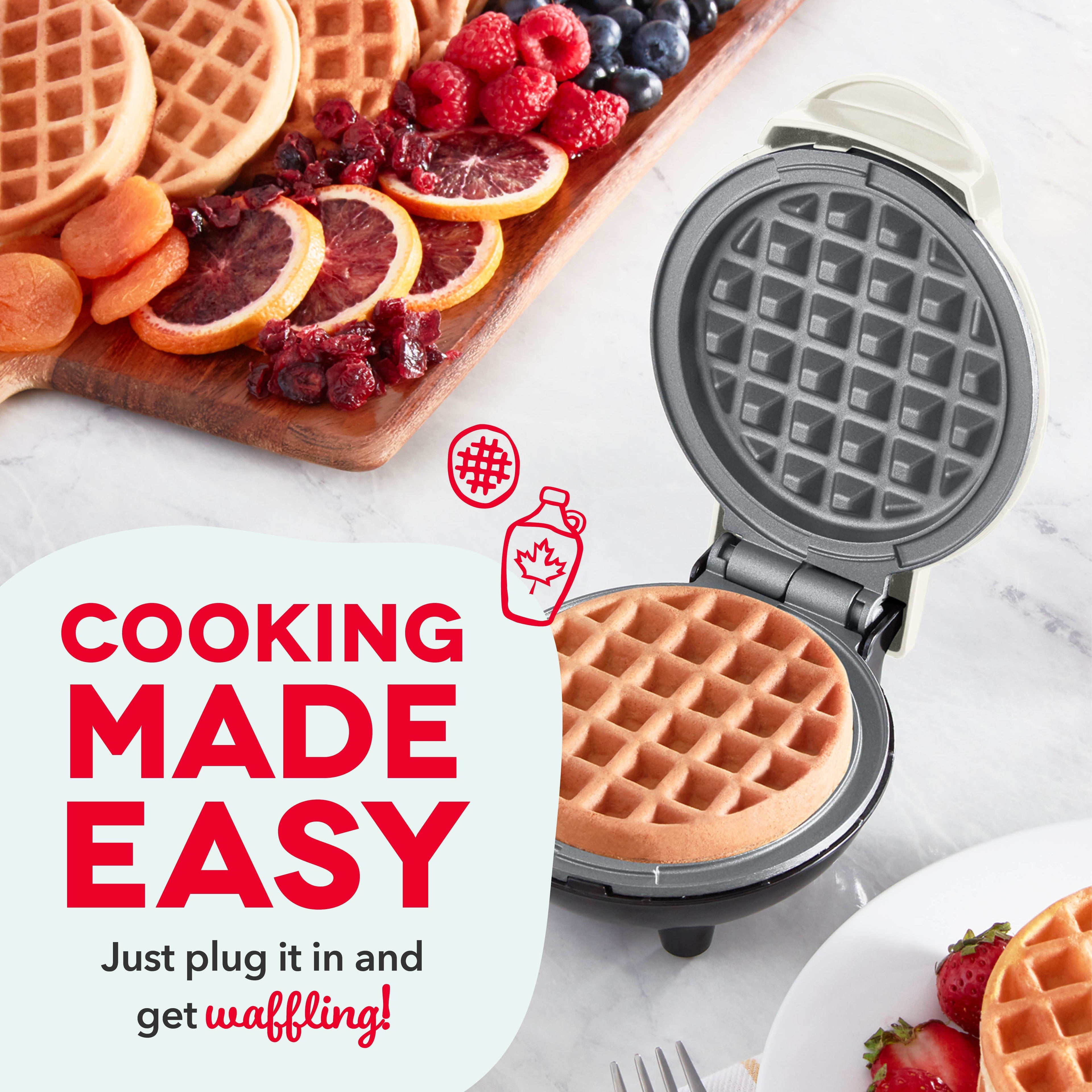Ceramic Nonstick Mini Waffle Maker Z7　25 Iv