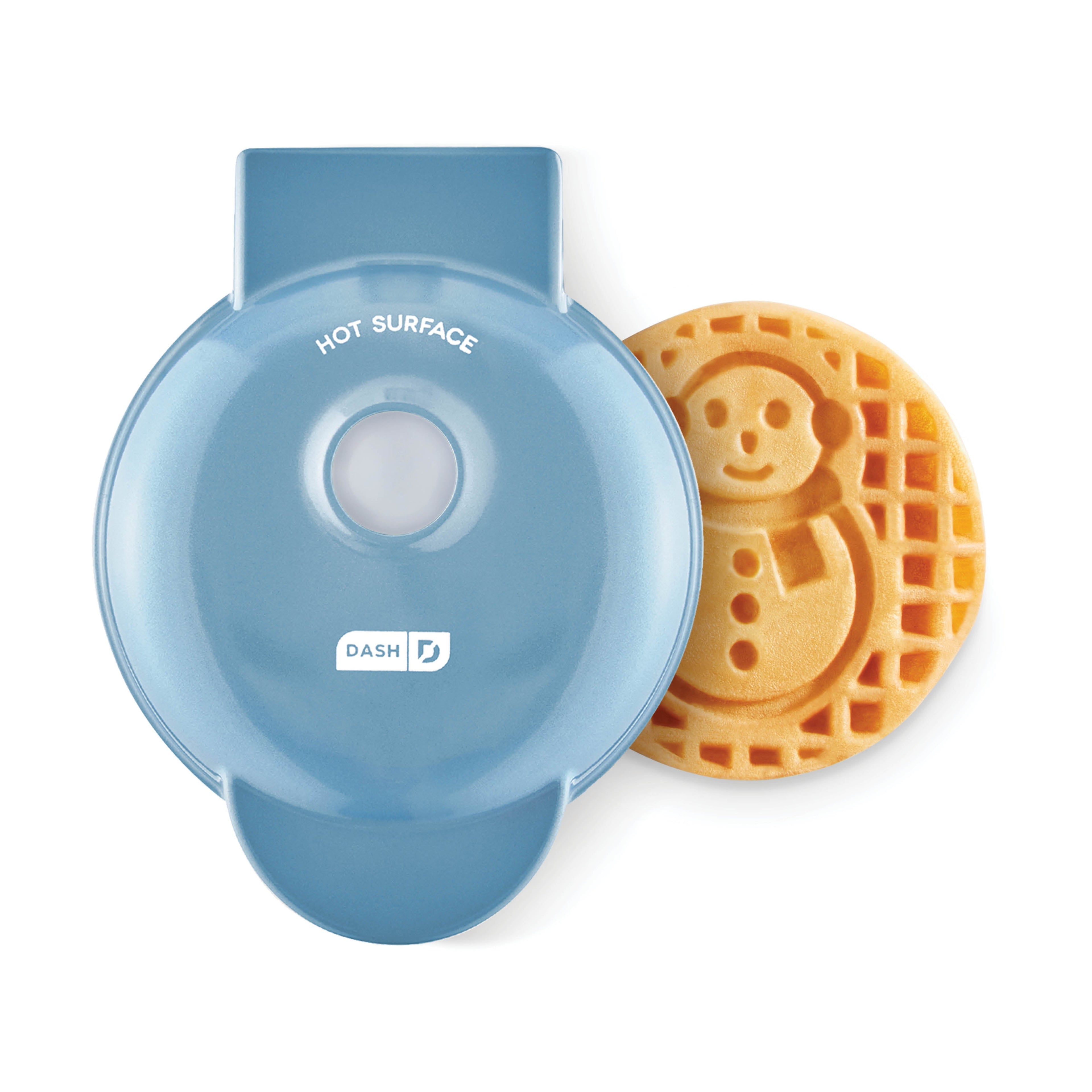 Ceramic Nonstick Snowman Mini Waffle Maker A6　Zr 4K
