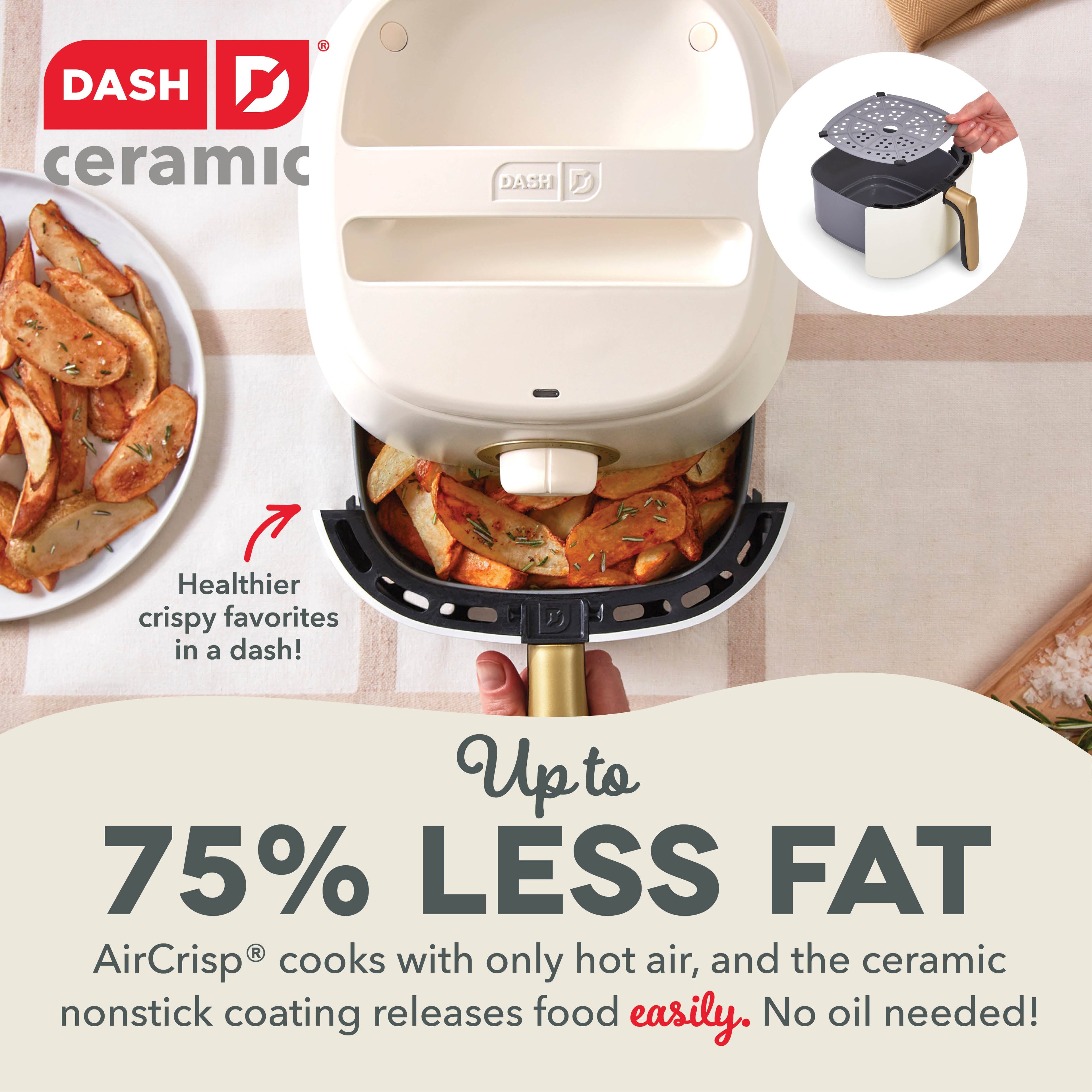 Ceramic Tasti-Crisp Express Air Fryer 2.6QT Z4　Fo JV