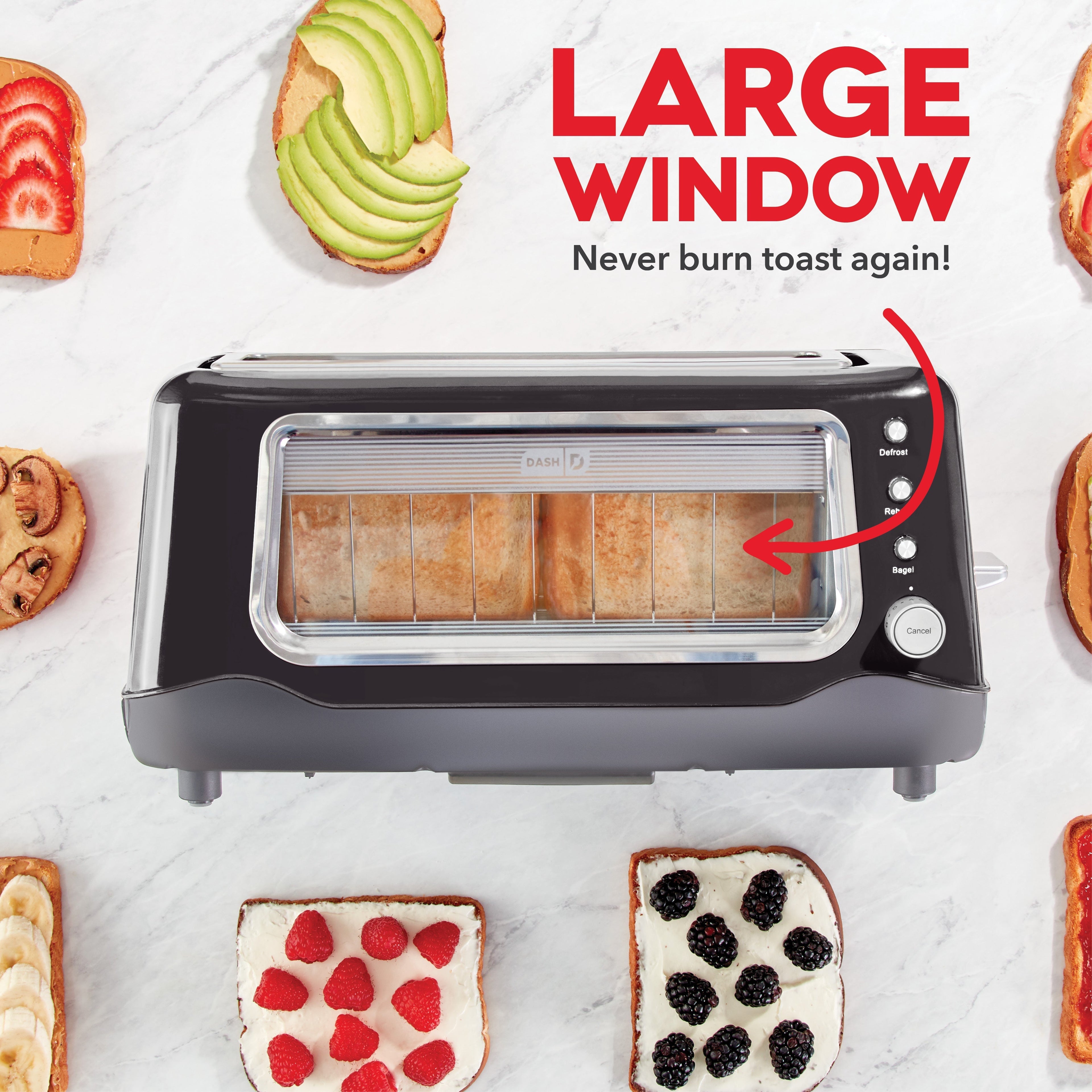 Clear View Toaster X8　55 i8