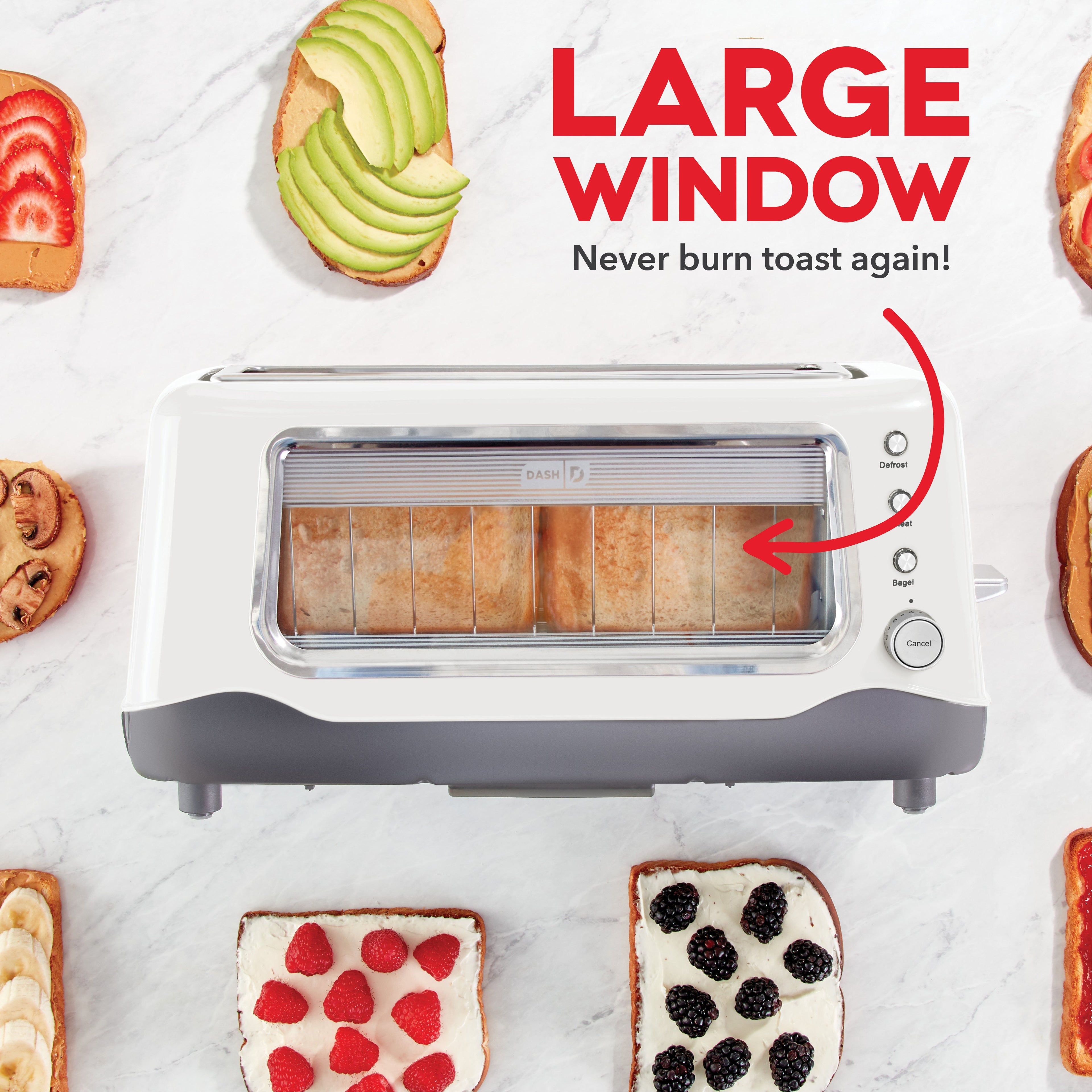 Clear View Toaster X8　55 i8