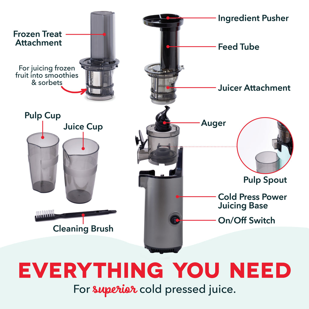 Compact Cold Press Power Juicer A3　QC 1h