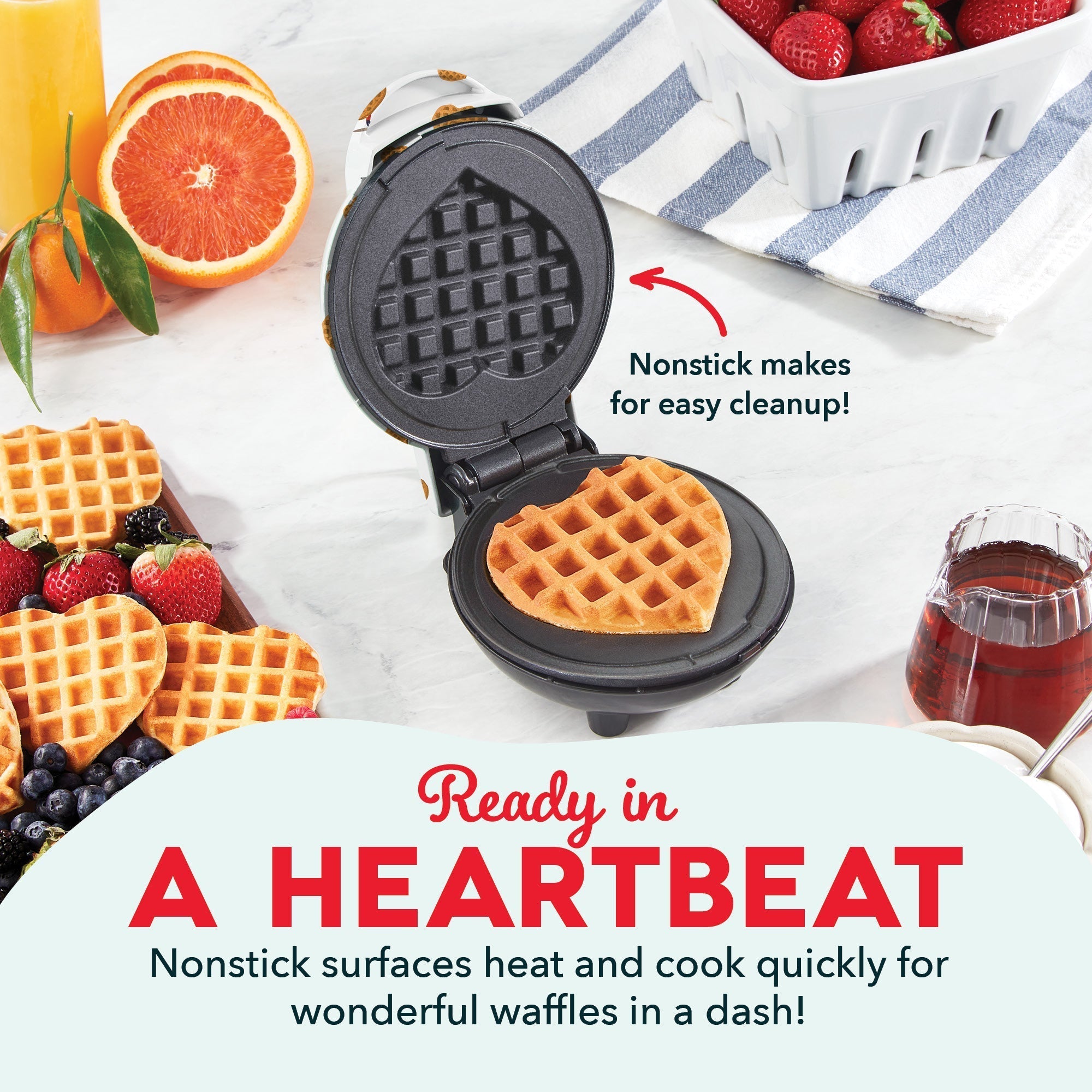 of Good Mini Waffle Maker W6　dB 25