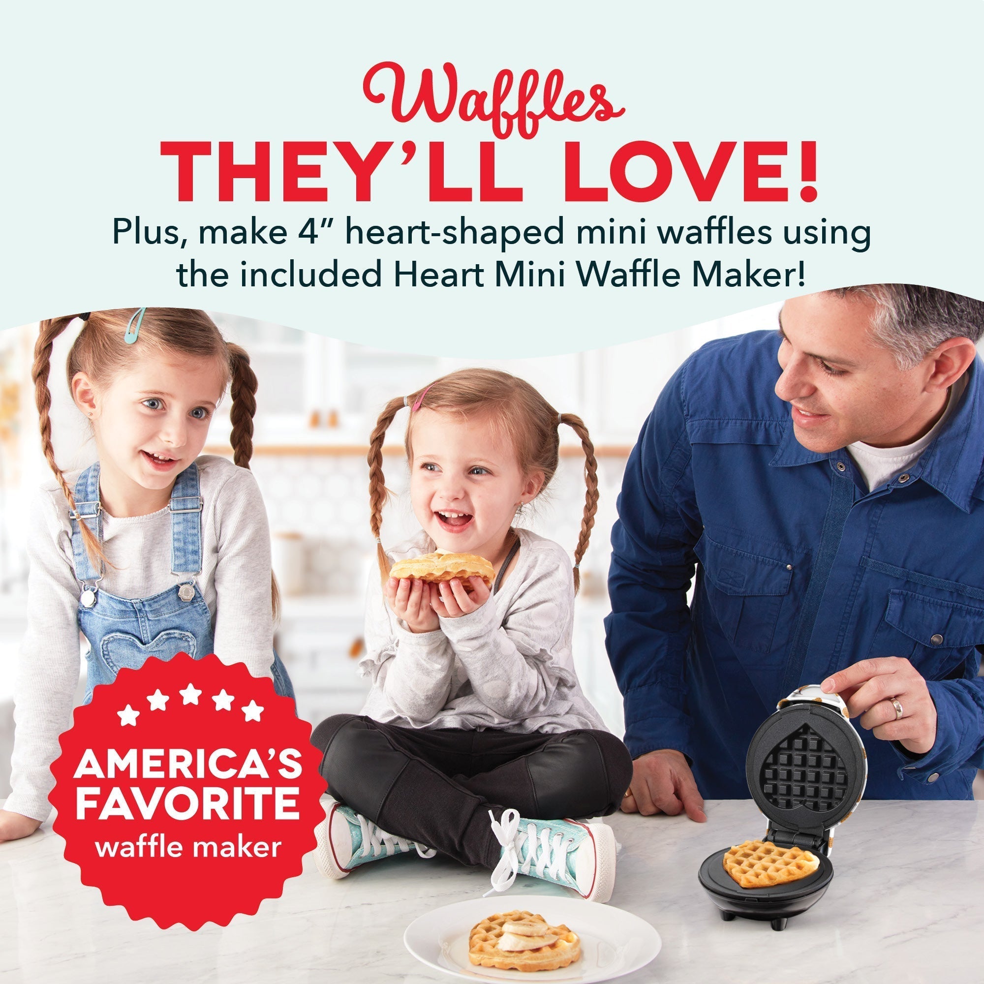 of Good Mini Waffle Maker W6　dB 25