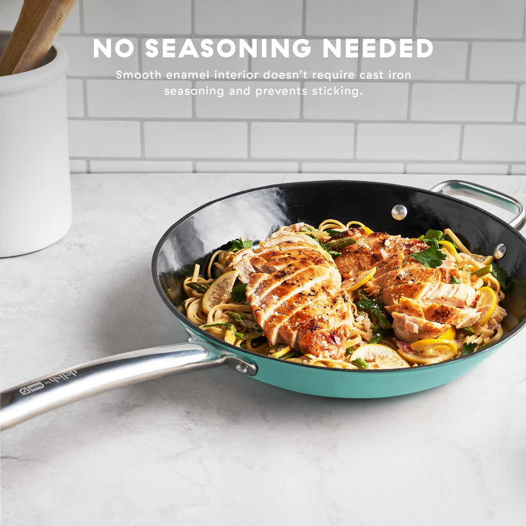 12" Lightweight Cast Iron Skillet G8　qH 4l