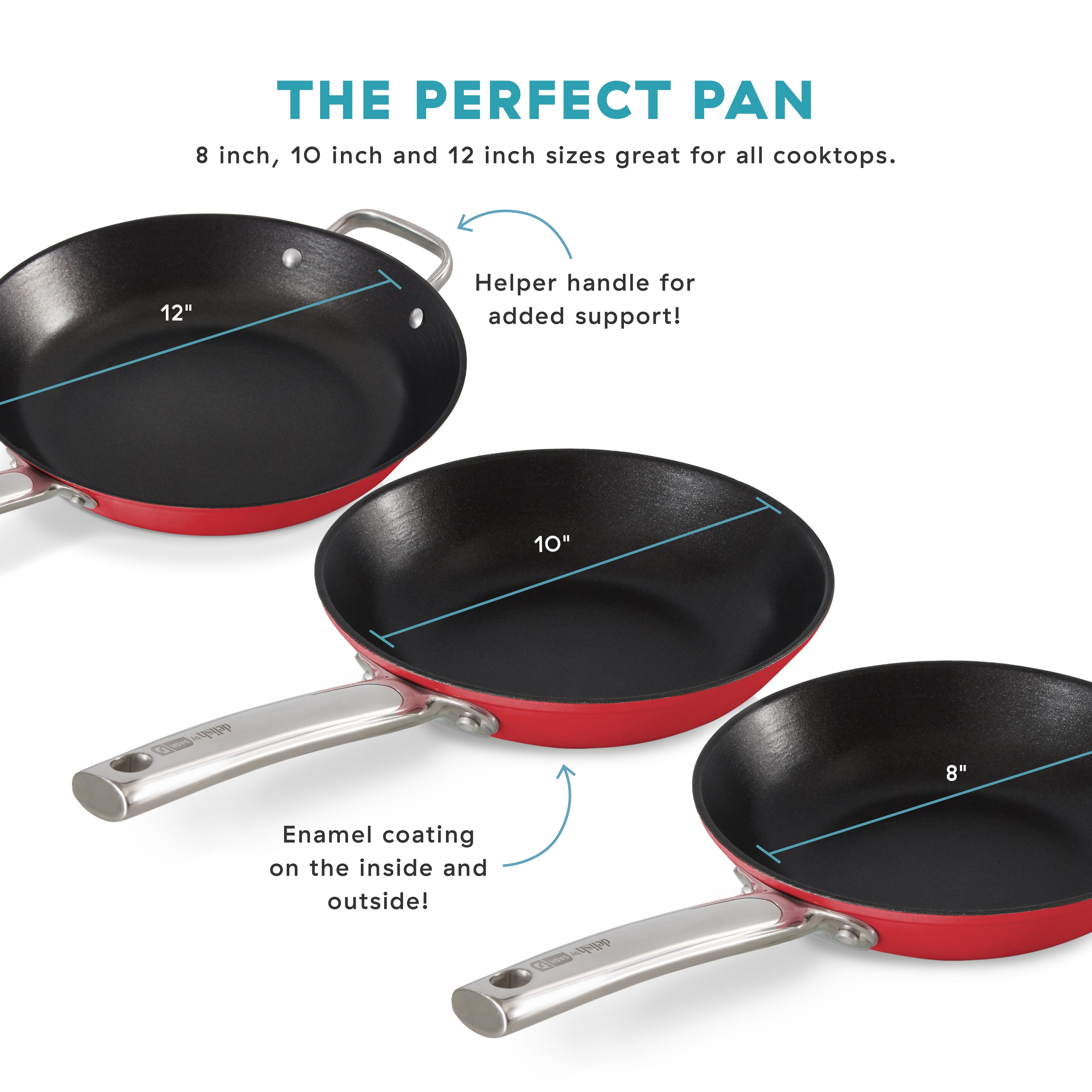 12" Lightweight Cast Iron Skillet G8　qH 4l
